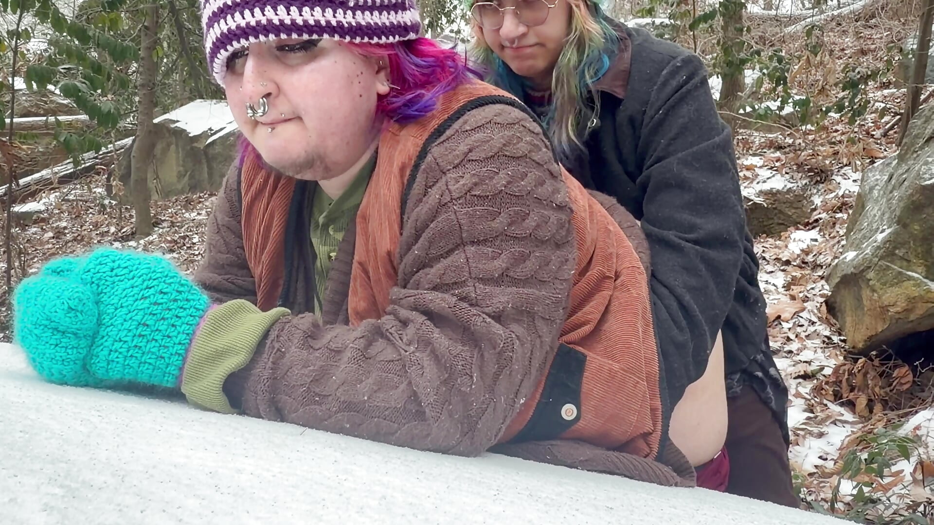 Fucking in the snow