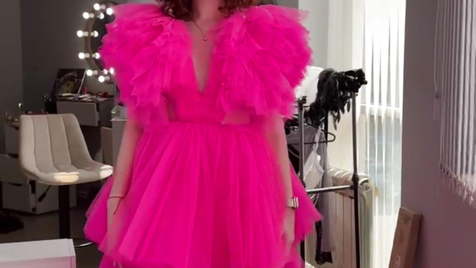 Birthday girl in beautiful dress! - video by TinaBrook cam model