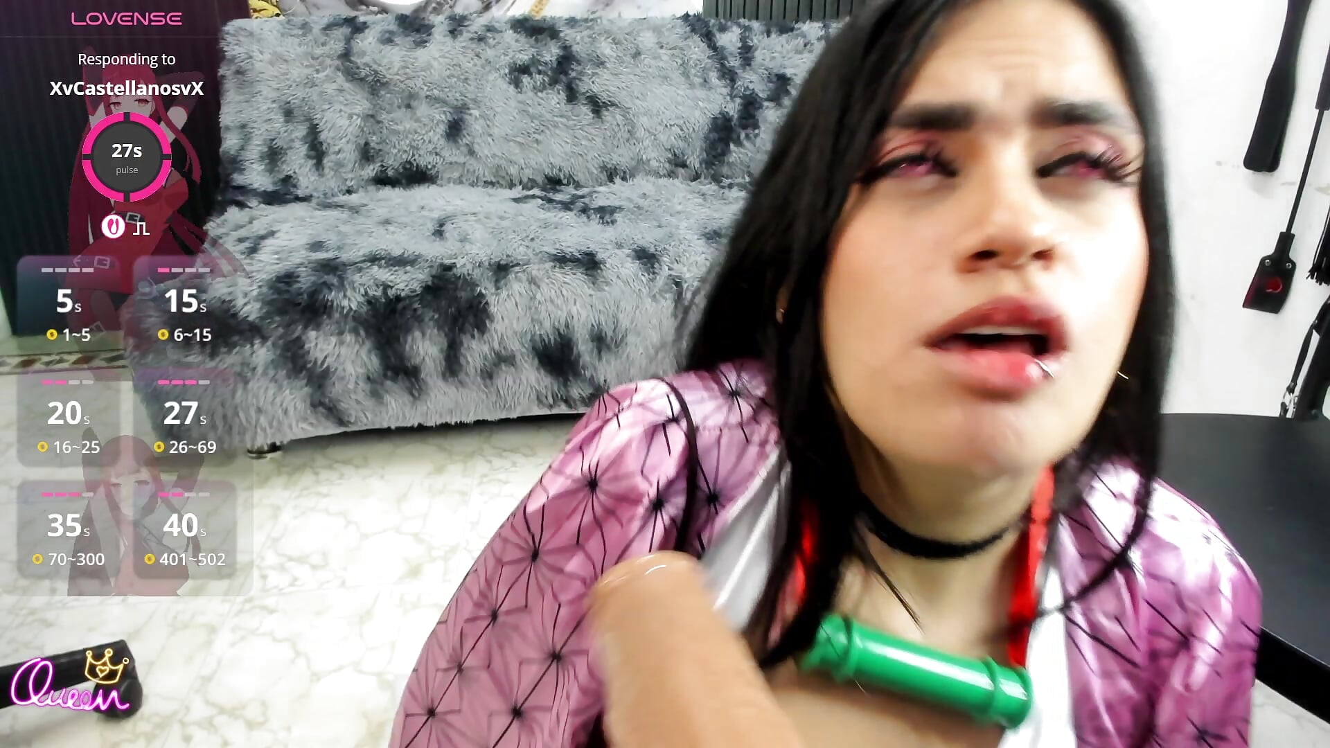 come here!! your cum on my tongue 💧saliva - video by criss_21_ cam model