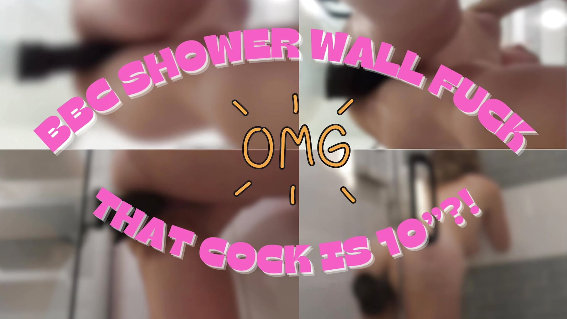 BBC Dildo shower wall fuck - video di onlysage444 modella di cam