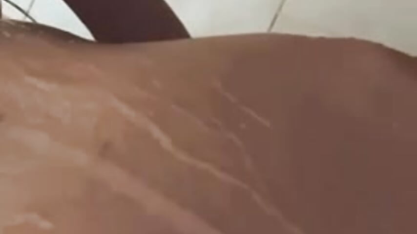 In the shower