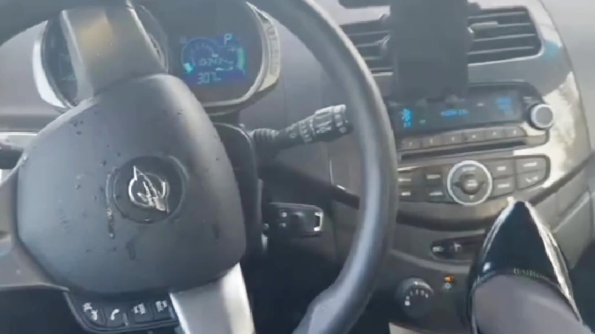HEELS + steering wheel of car - video by Dina-Light cam model