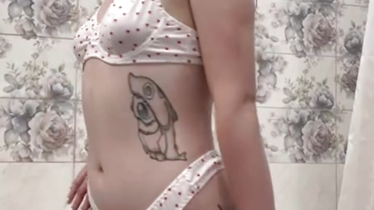 In shower