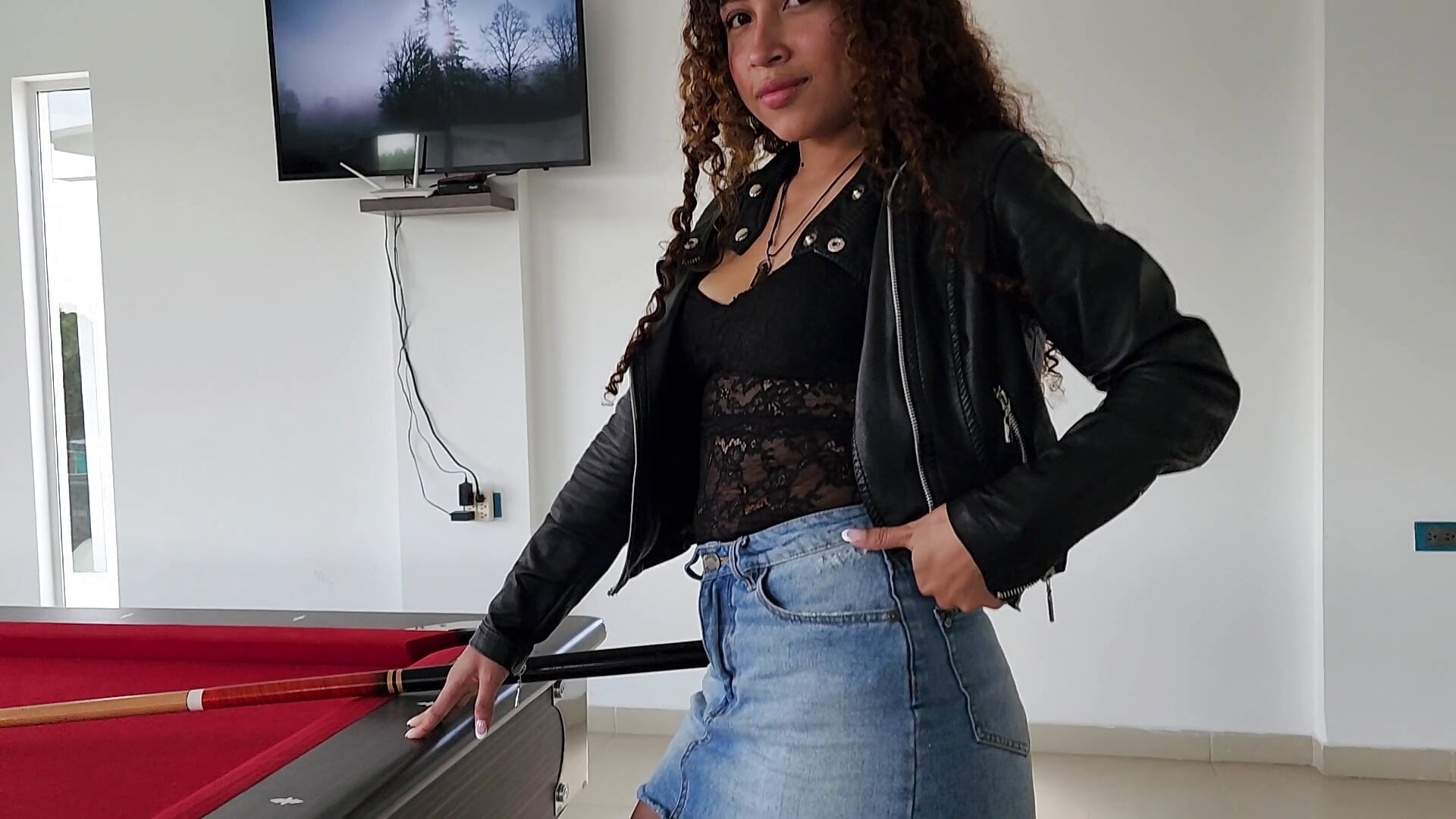 billiards - video by AfroditaBiker_ cam model