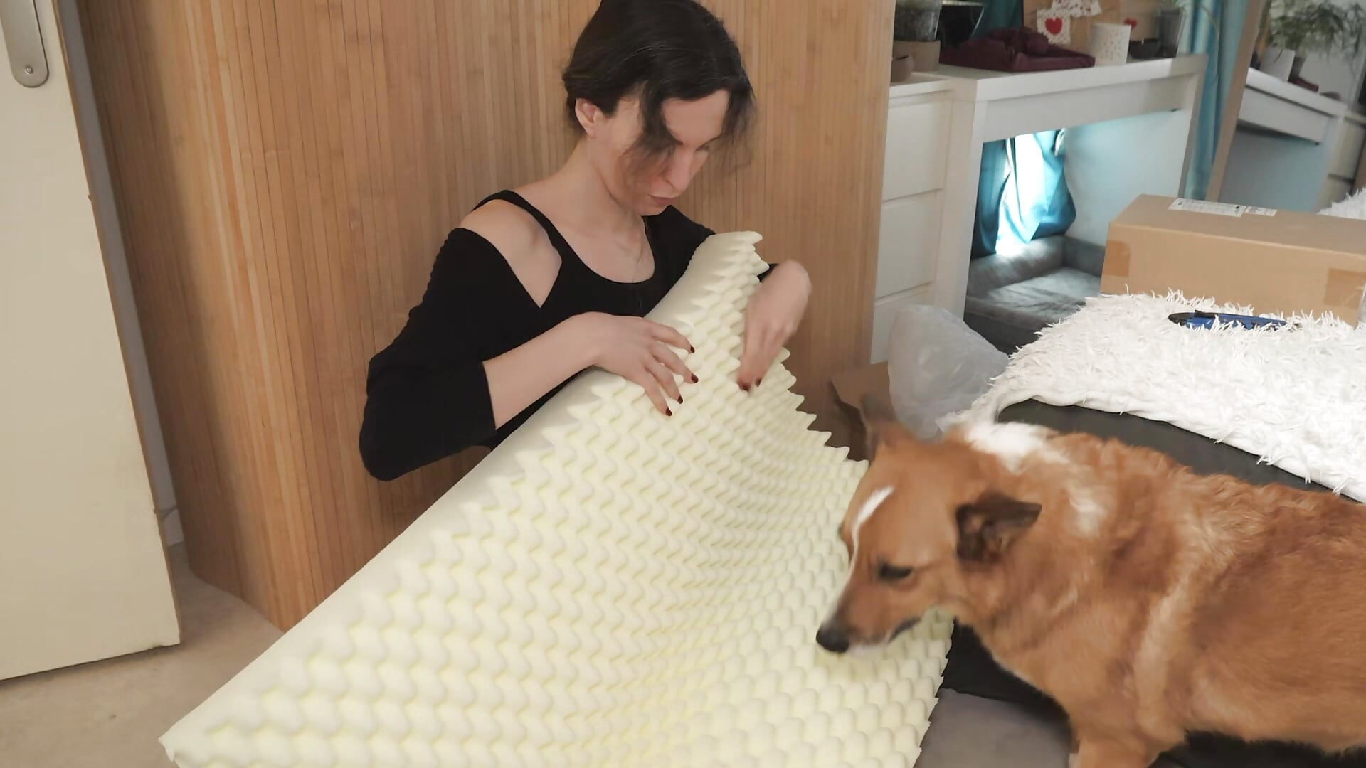 Thank for Blue ! Cute Gift Unboxing <3 - vídeo de yulladao modelo de câmara