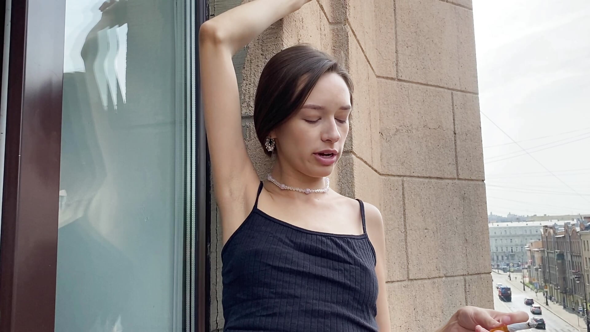 Armpits and smoking vibe - video by YourDarlingVivian cam model