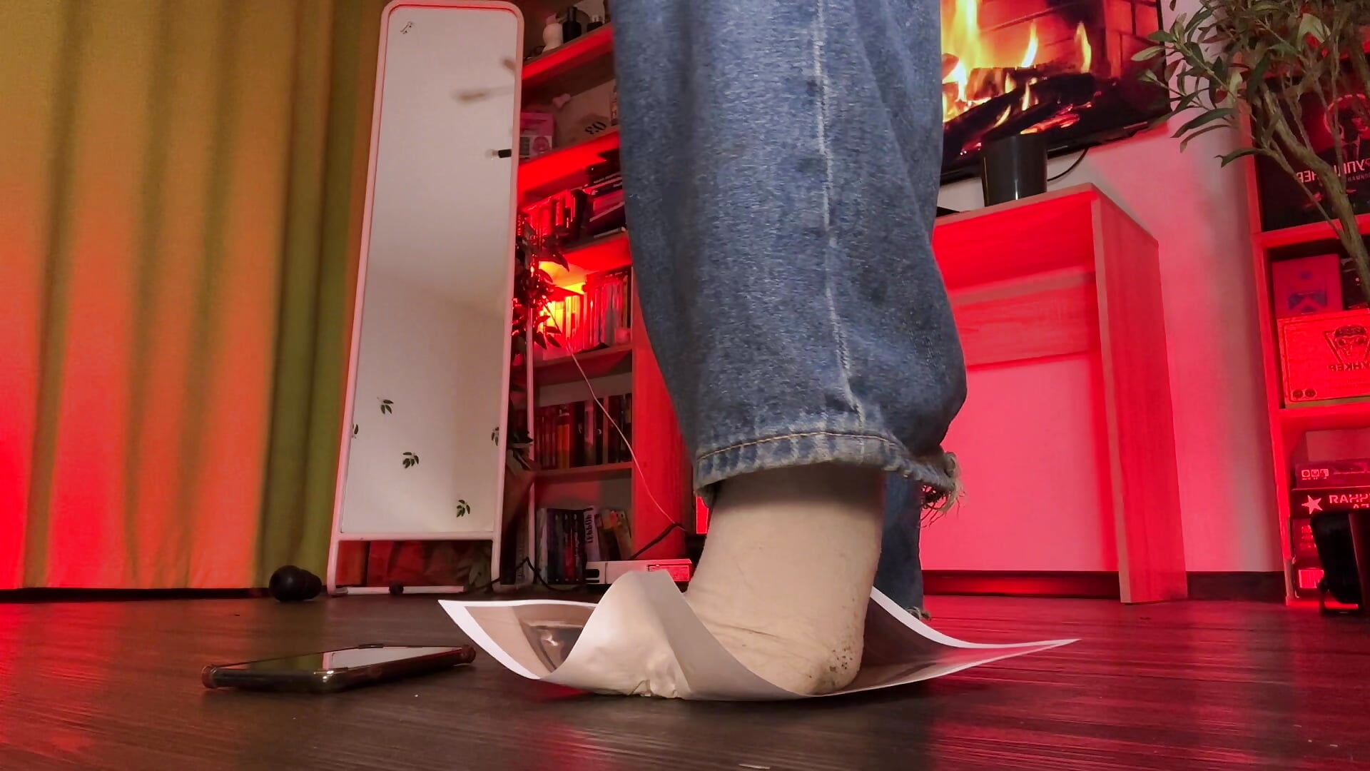 Jeans Stomp Humiliation - I Own Your Worthless Face - video by Hottie_Jane cam model