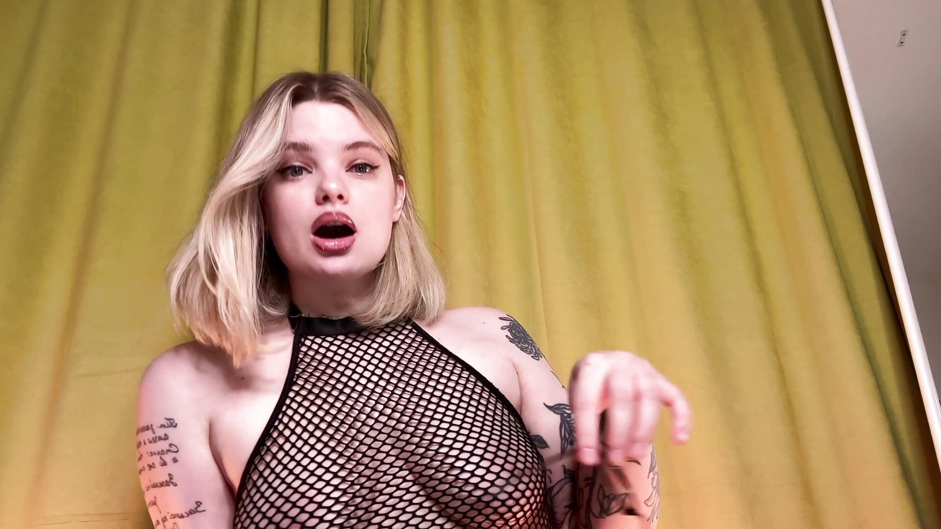 Sinful Tease & Denial in Mesh Bodysuit - video by Hottie_Jane cam model