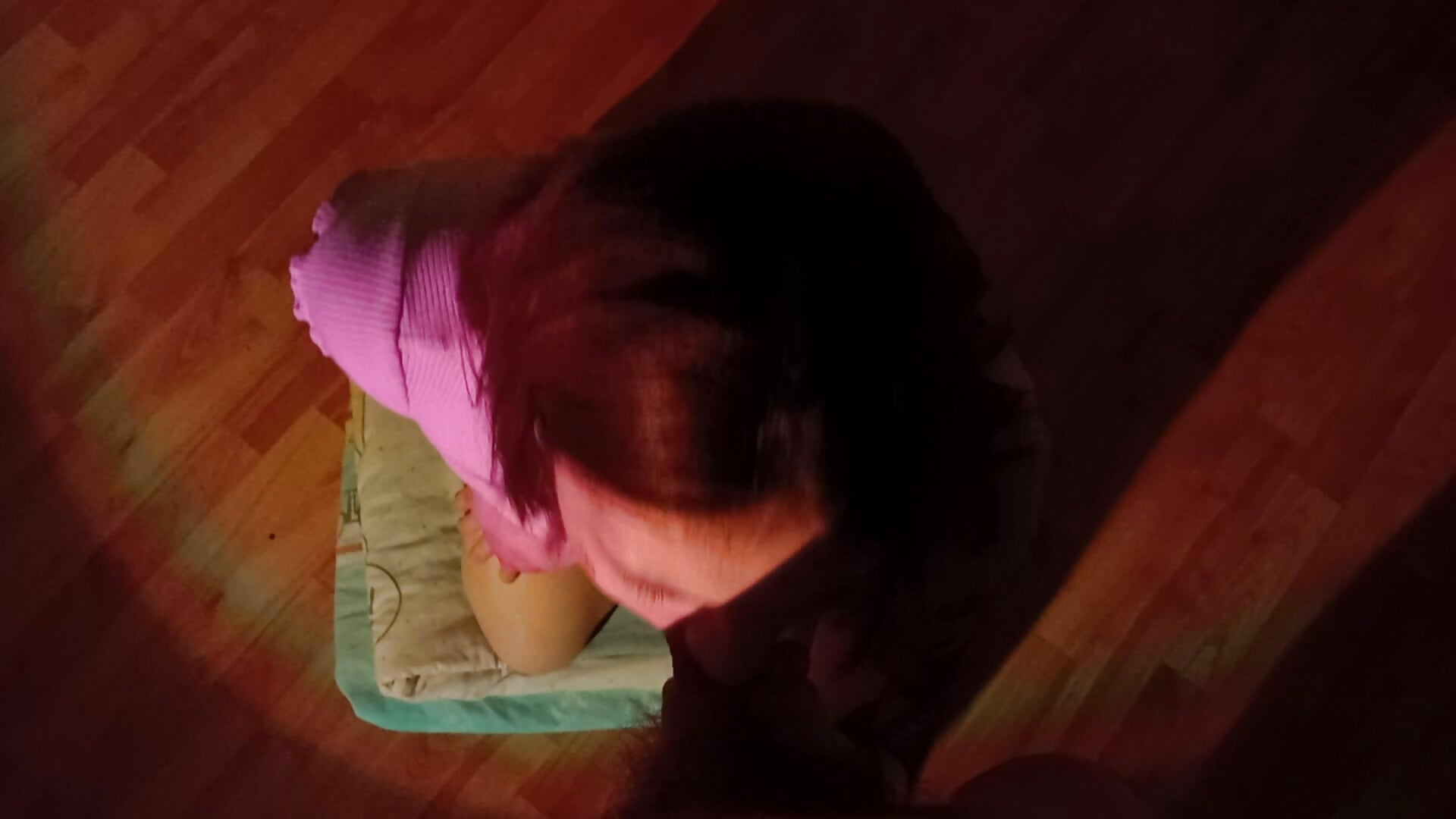 POV Blowjob and cum in Anna's mouth - video by _frog_legs_ cam model