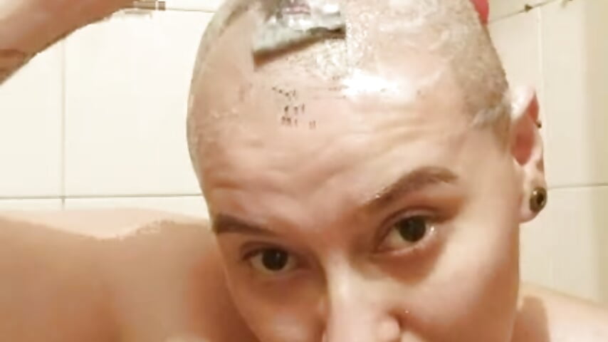 shave my head very smooth