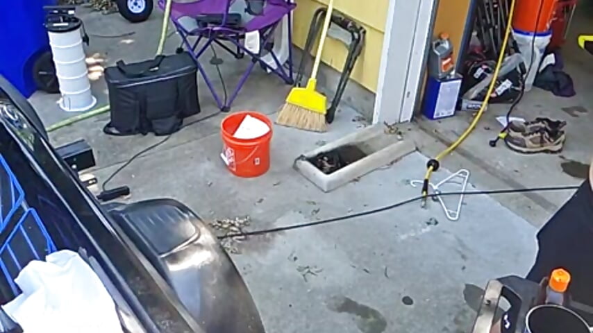 All hot and sweaty dewinterizing jet ski