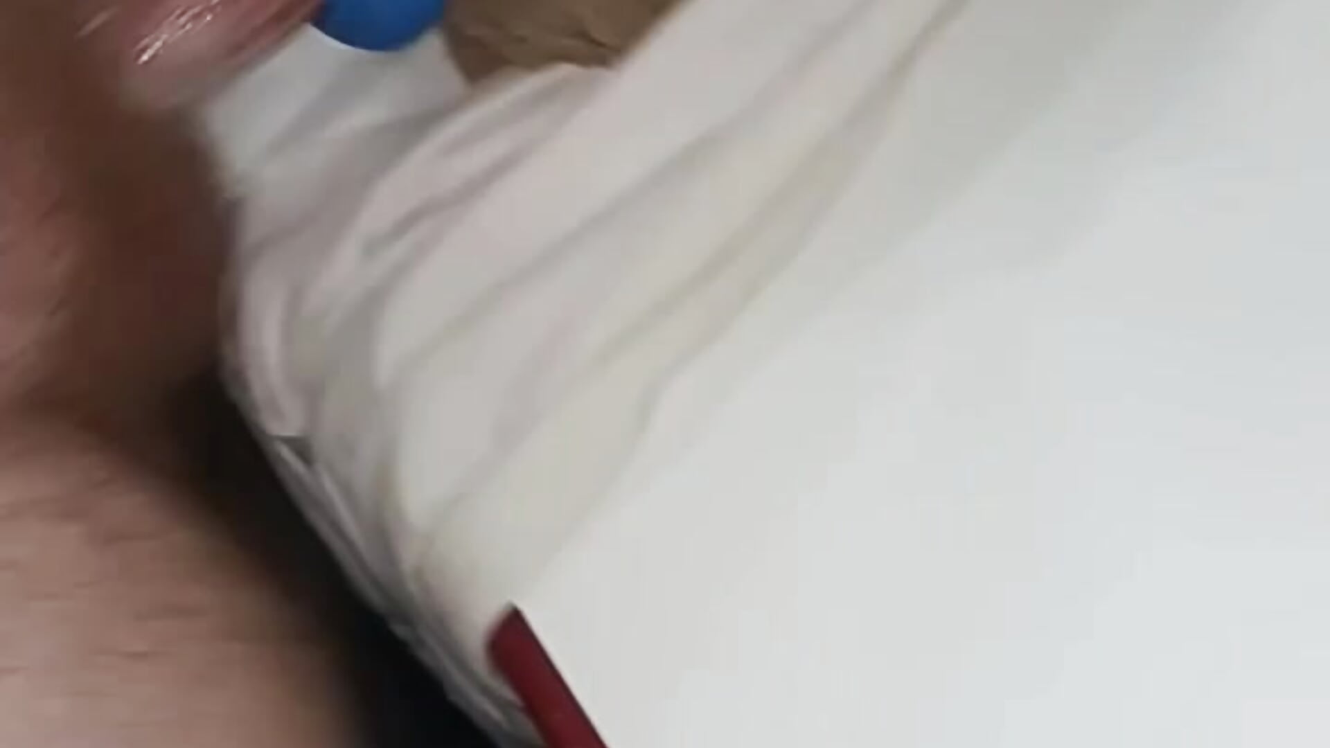 Homemade pocket pussy fuck in bathroom