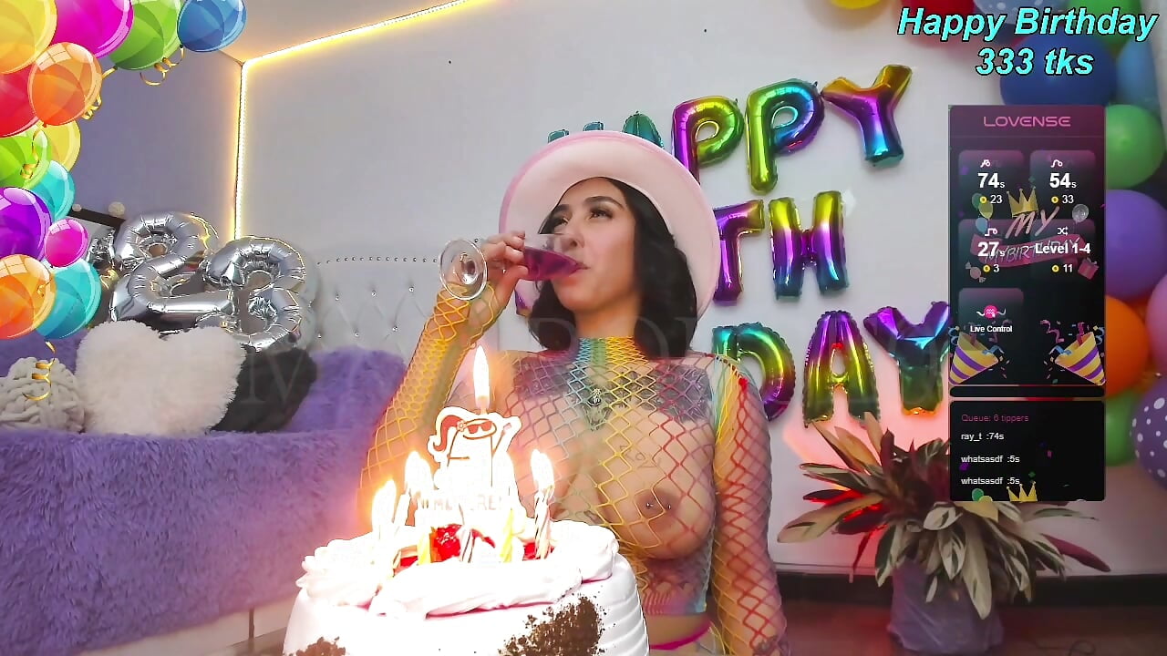 Happy birthday to me 😍 Thank you for joining me to celebrate - video by emma_rouse69 cam model