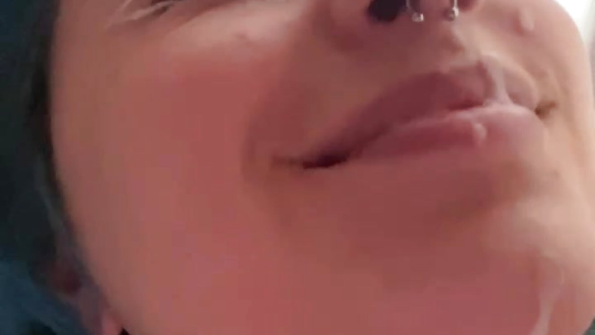 getting my face filled with cum ;) - video by bybabyblue cam model