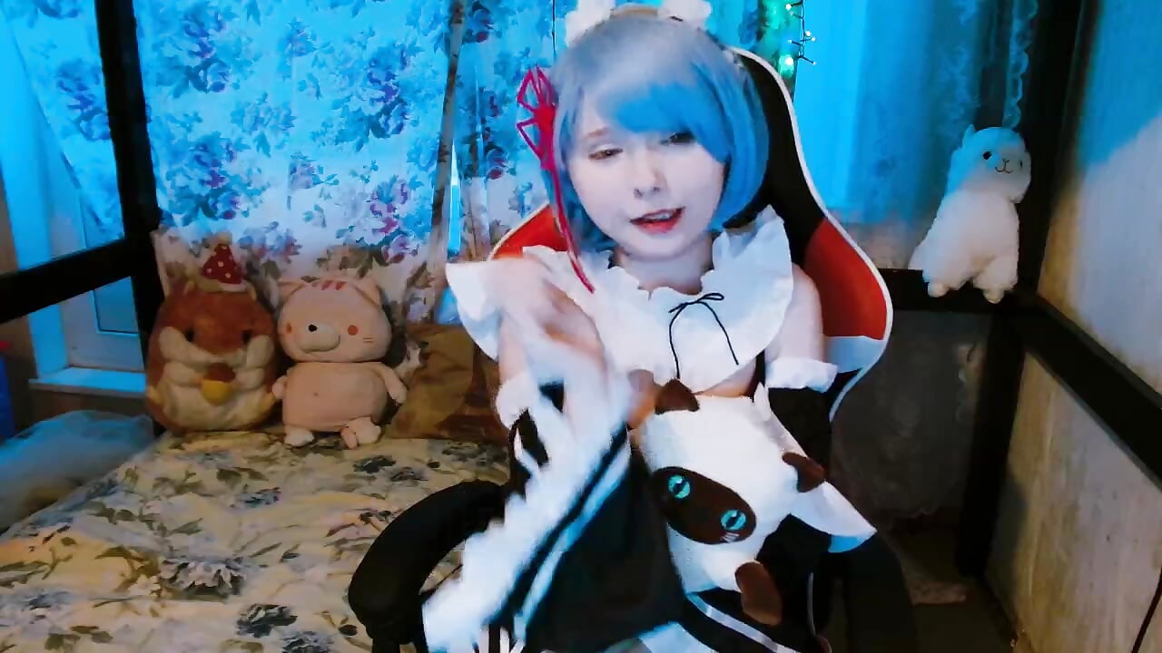 Rem from Re:Zero - video by Usagi_Blush_ cam model