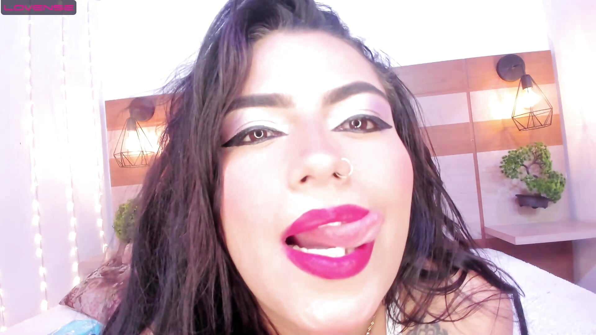 let my tongue play with your balls - video by kiana_cream cam model