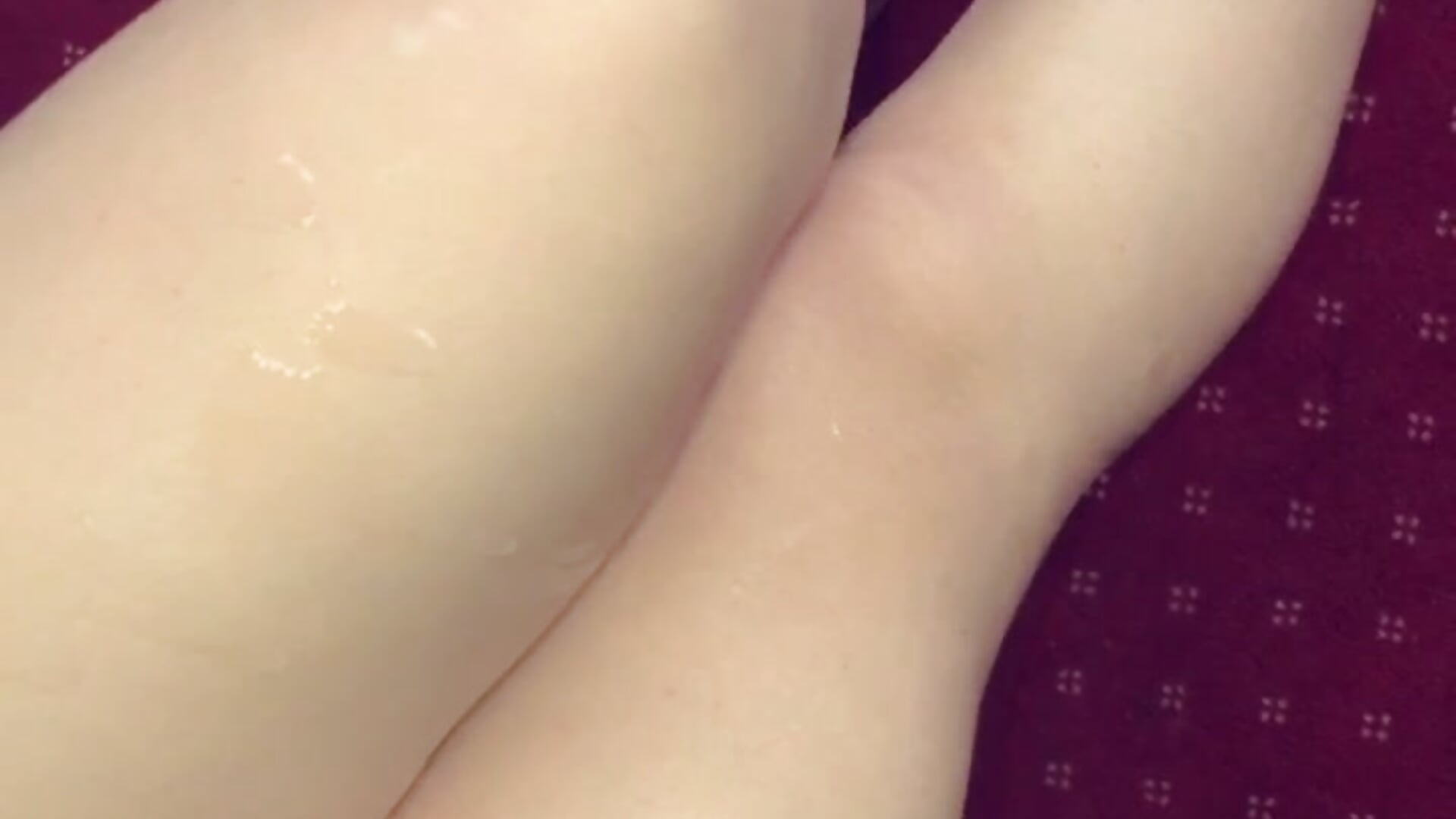 oiled feet
