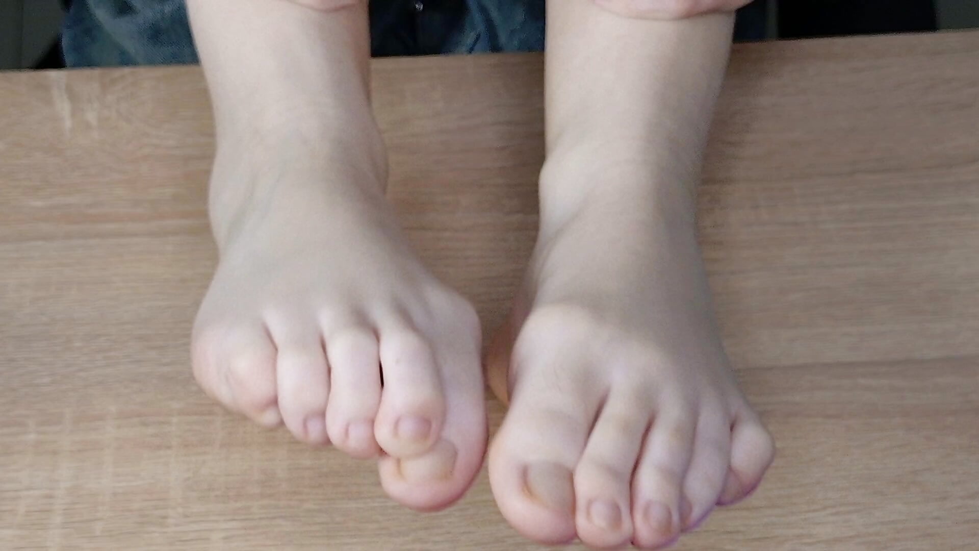 FEET ON THE TABLE CLOSE UP