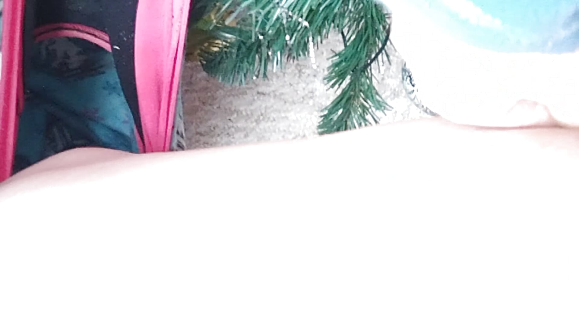 Dildo fuck front room window