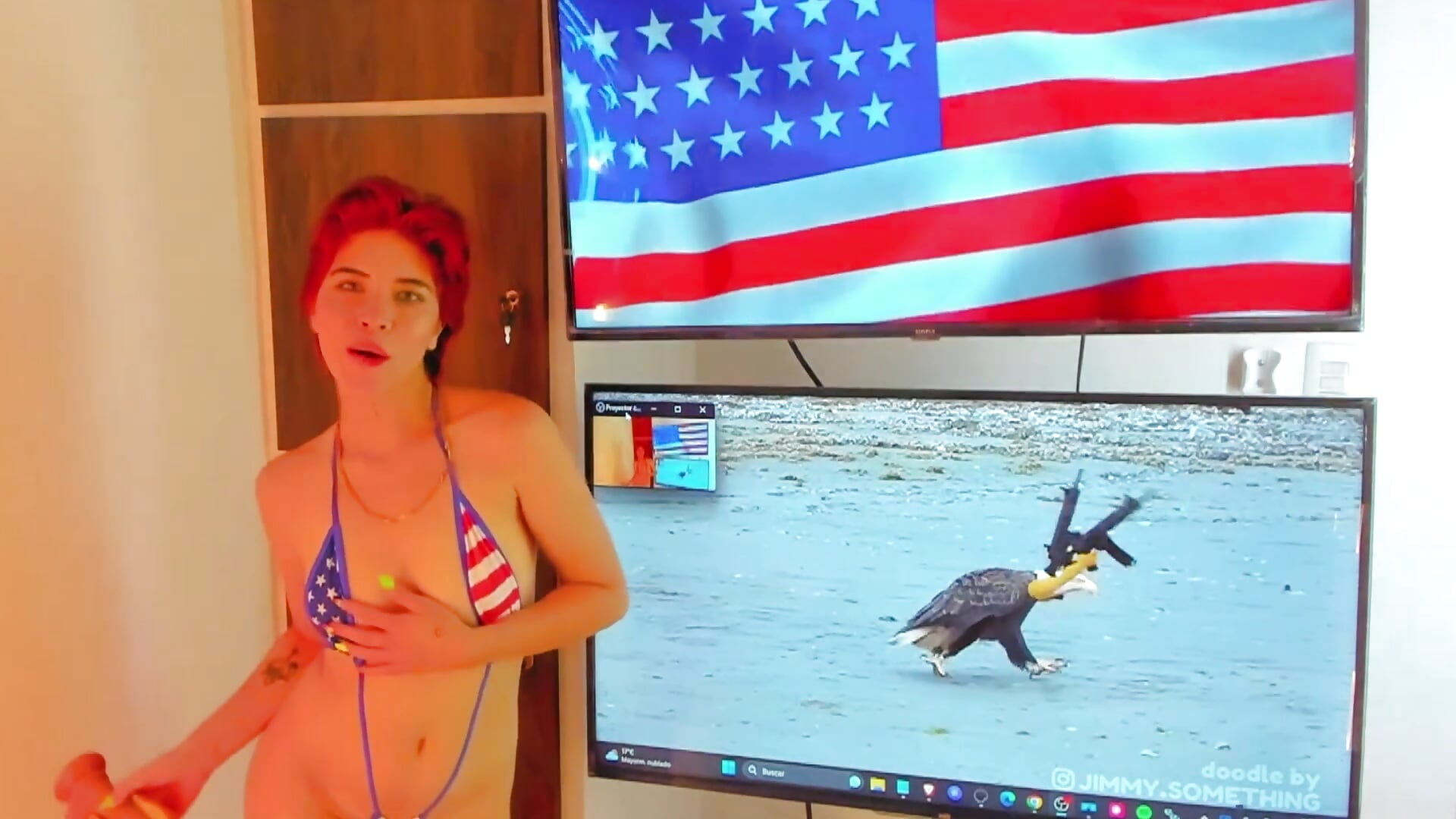 Enjoying the 4th of July with  @stripchat - video by lena_c_x cam model