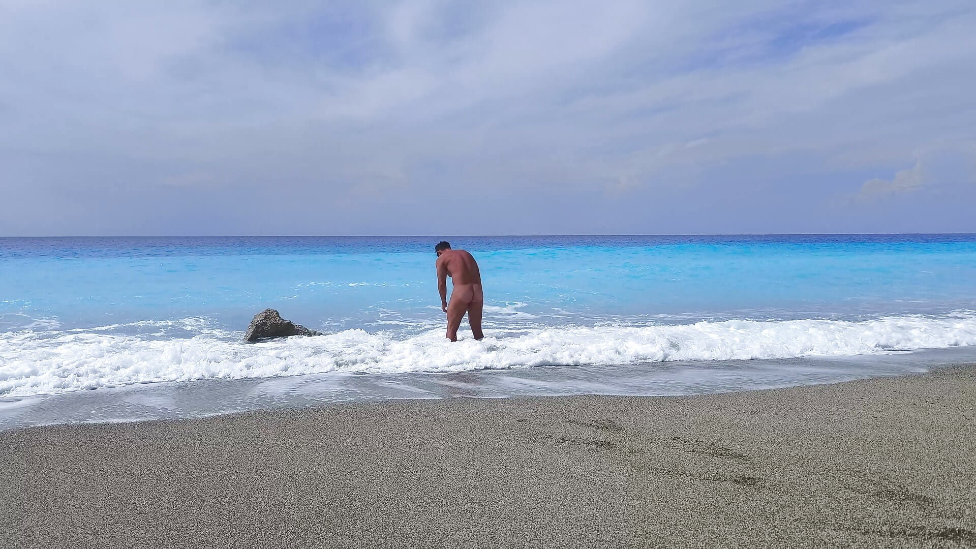 One of the most beautiful beaches I have been to. I am very happy and in peace there when I am naked