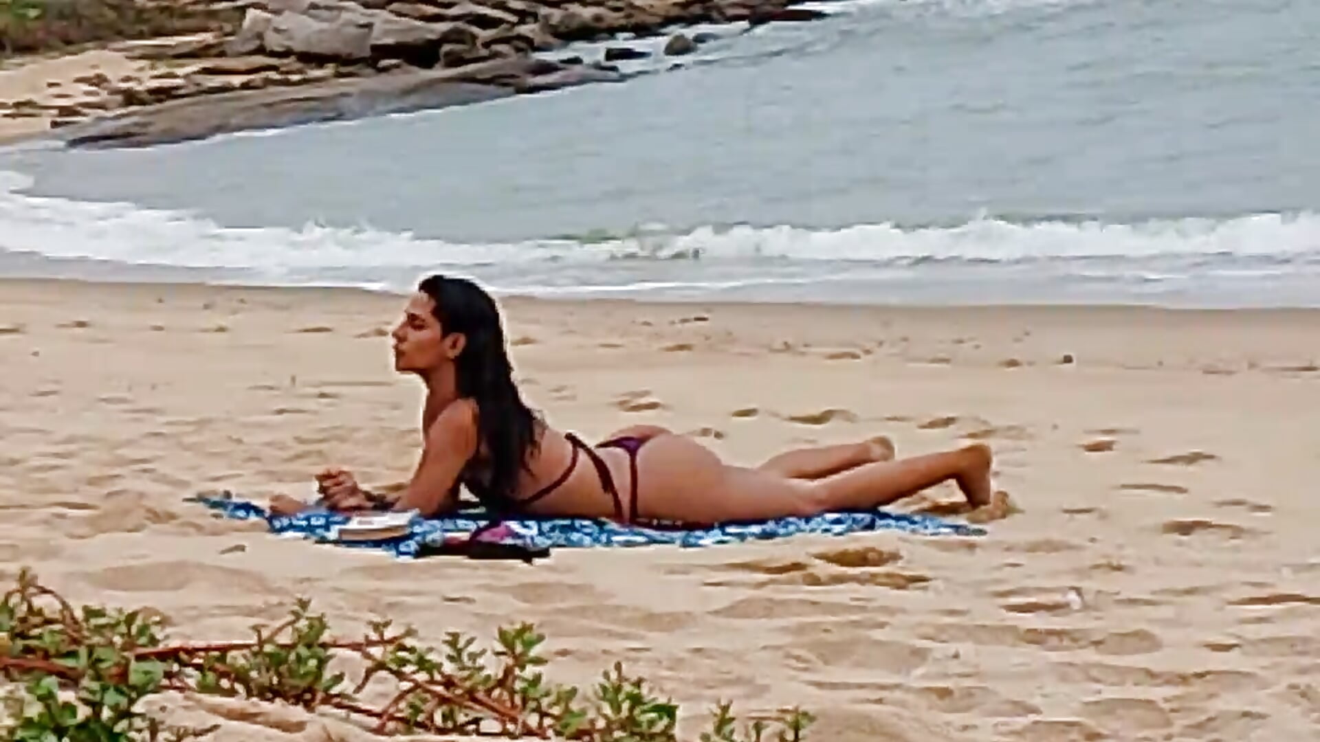 Brincando na praia parte 1