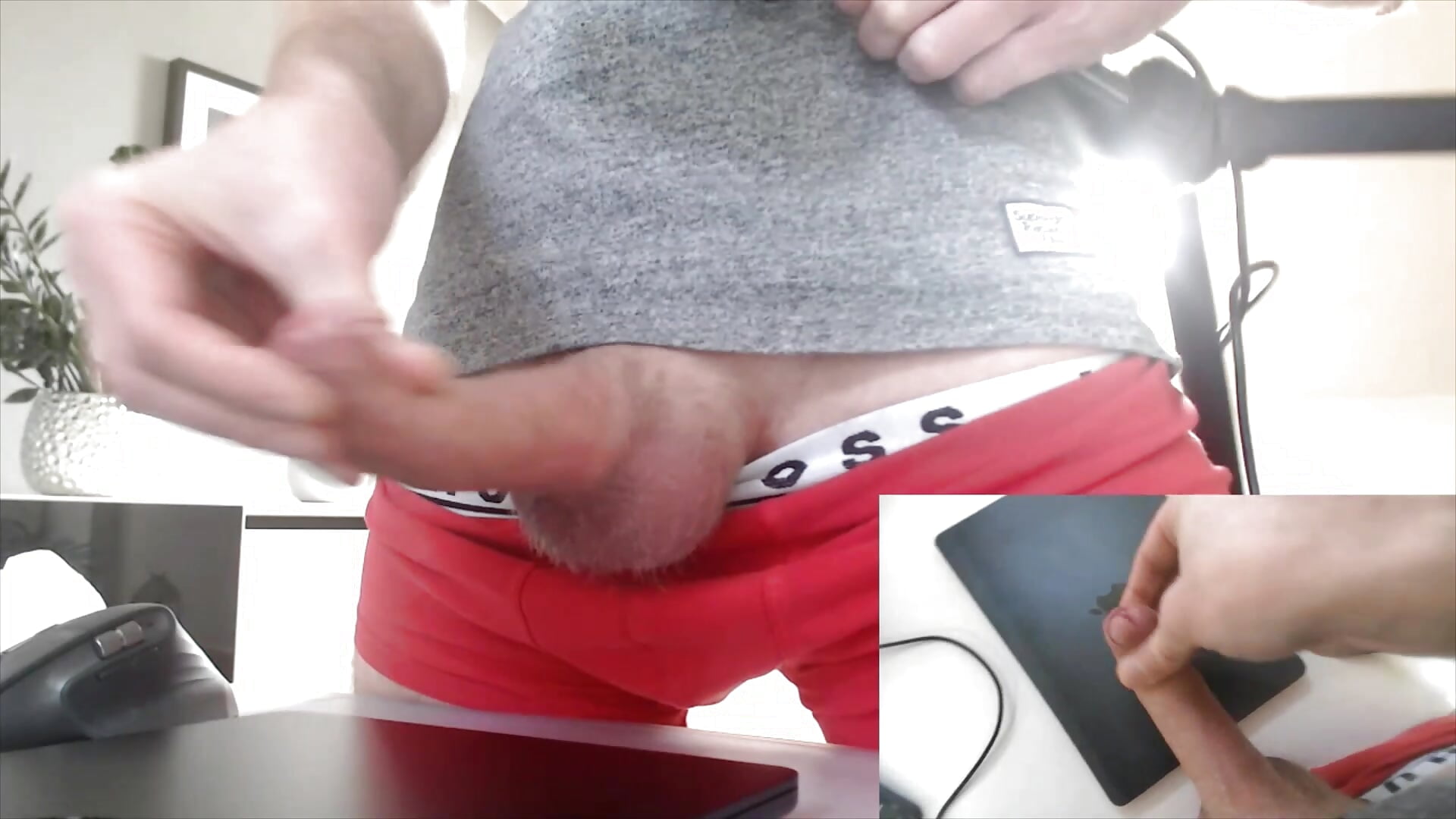 Abspritzen 2 Perspektiven dunkler Untergrund Saftsahne - video by sperma_tributes cam model