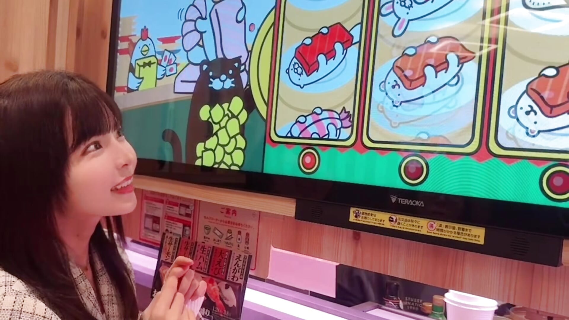 だっこずし🍣💕(母の声入り🤣)