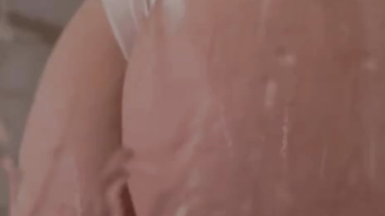 Water droplets over the body