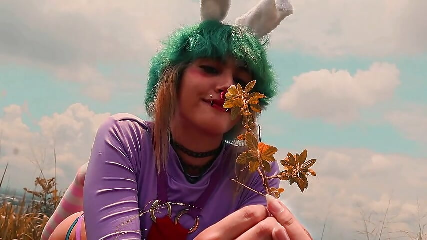 Rabbit in the field 🐰 - video by Angel_Sweett_1 cam model