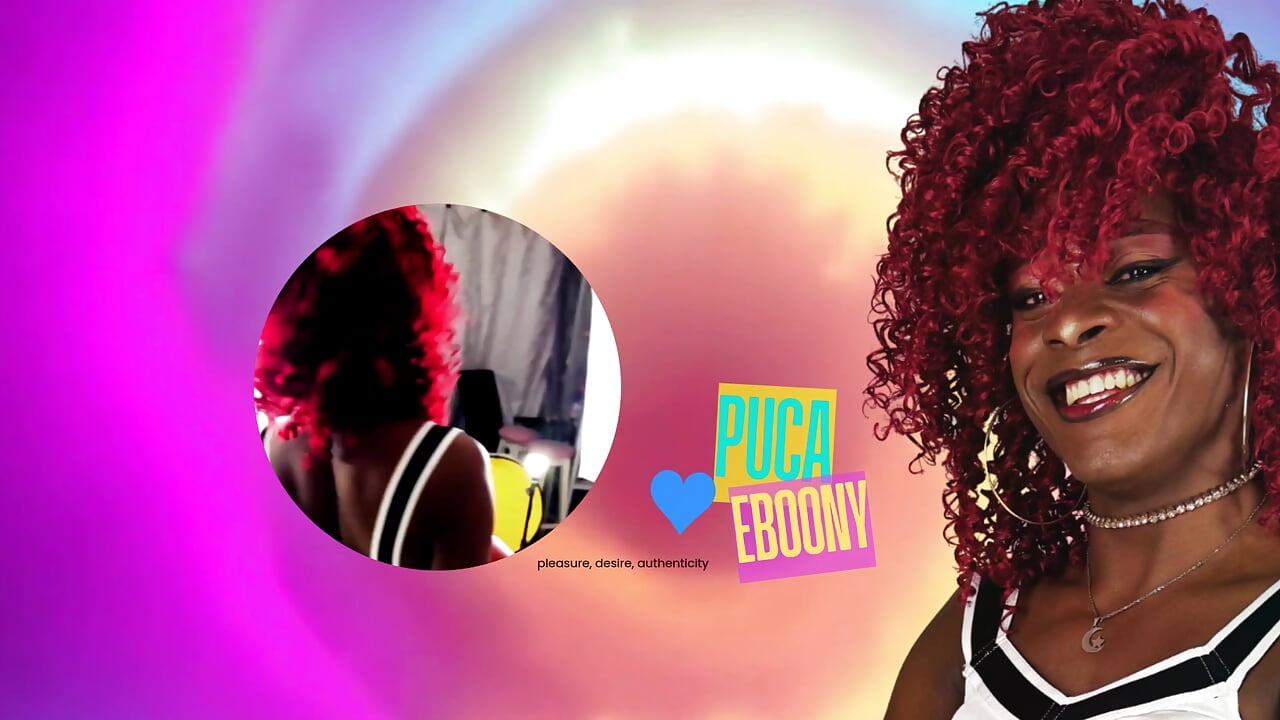 funny y sexy 🧡✨ - video di puca_ebony modella di cam