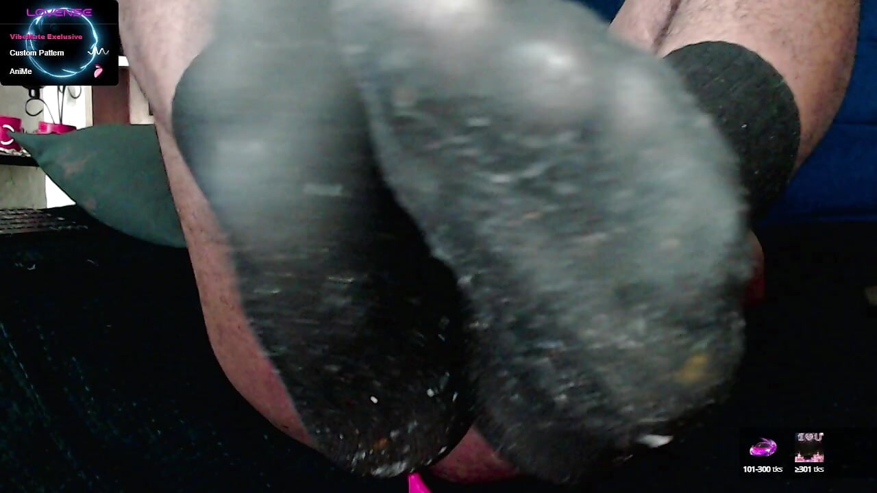 Dirty and sweaty socks to your face to smell, lick and suck - video by ramzel_biaggi cam model