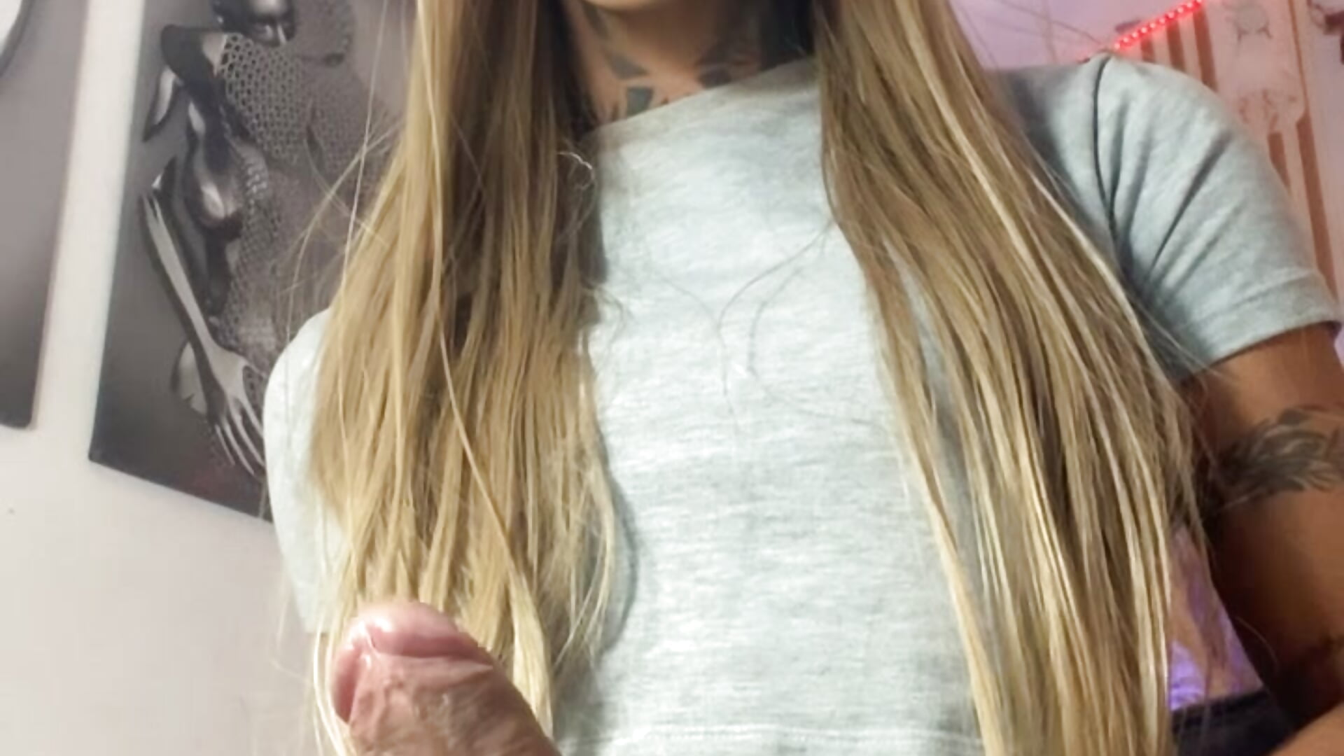 kneel down and open your mouth