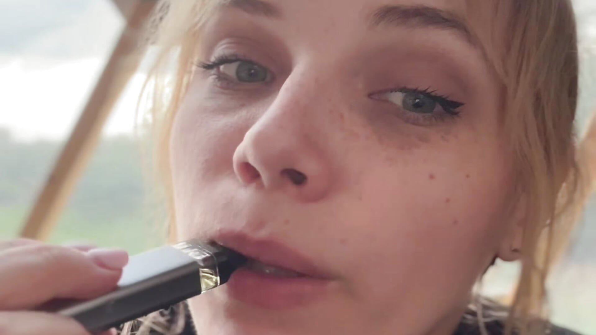 Blowing smoke - video by Juuice cam model