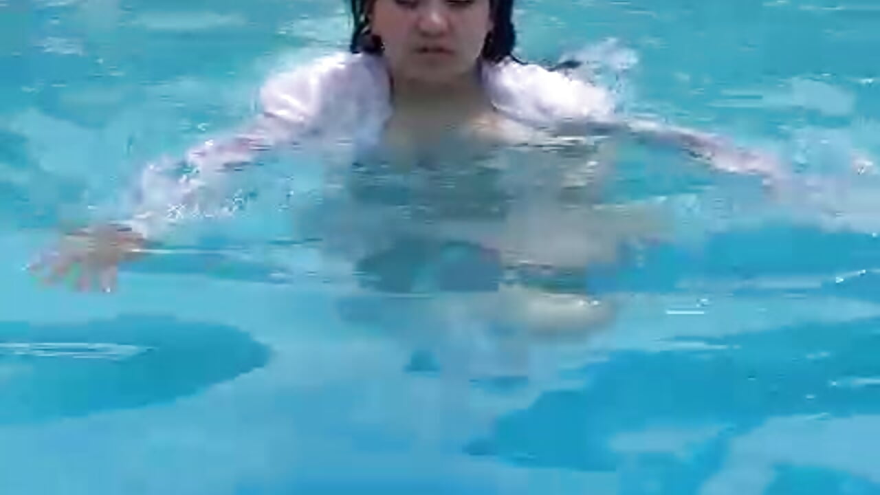 In the pool