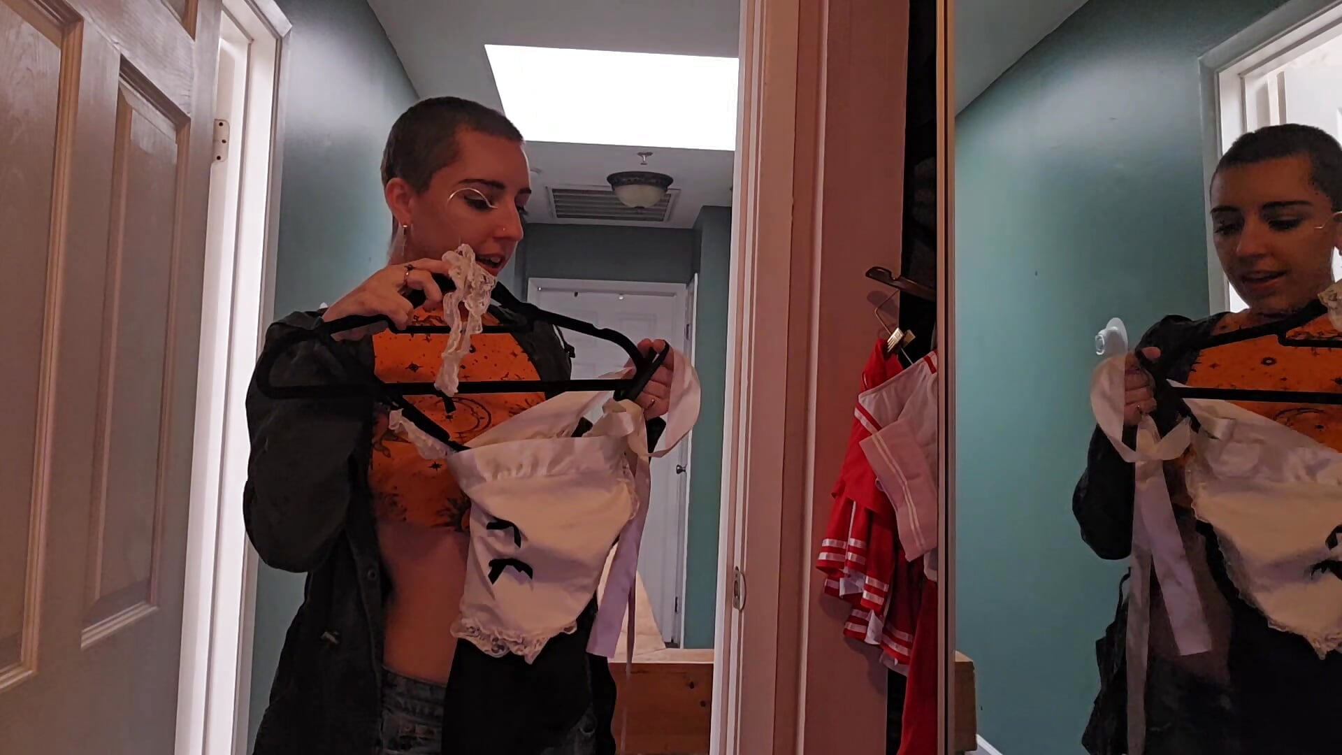 Roommate Caught You in Their Closet