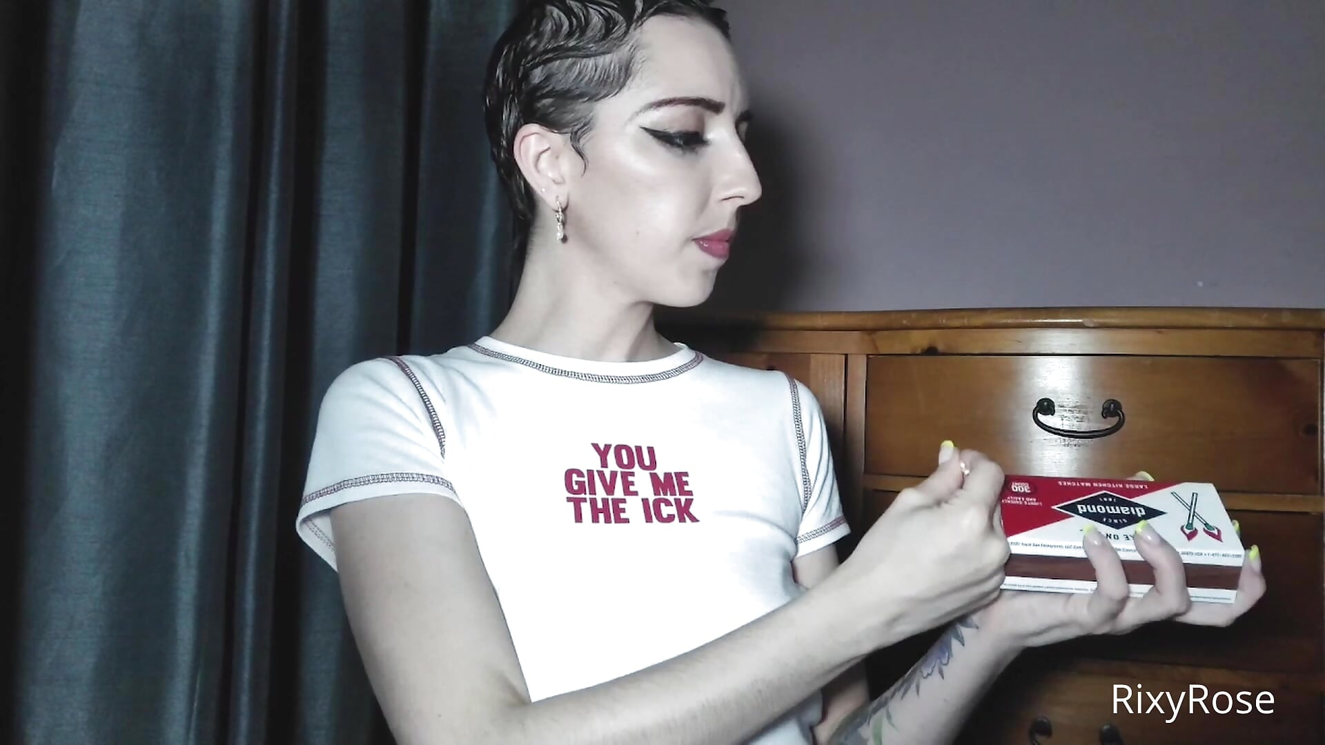RixyRose Lighting Matches ASMR No Talking