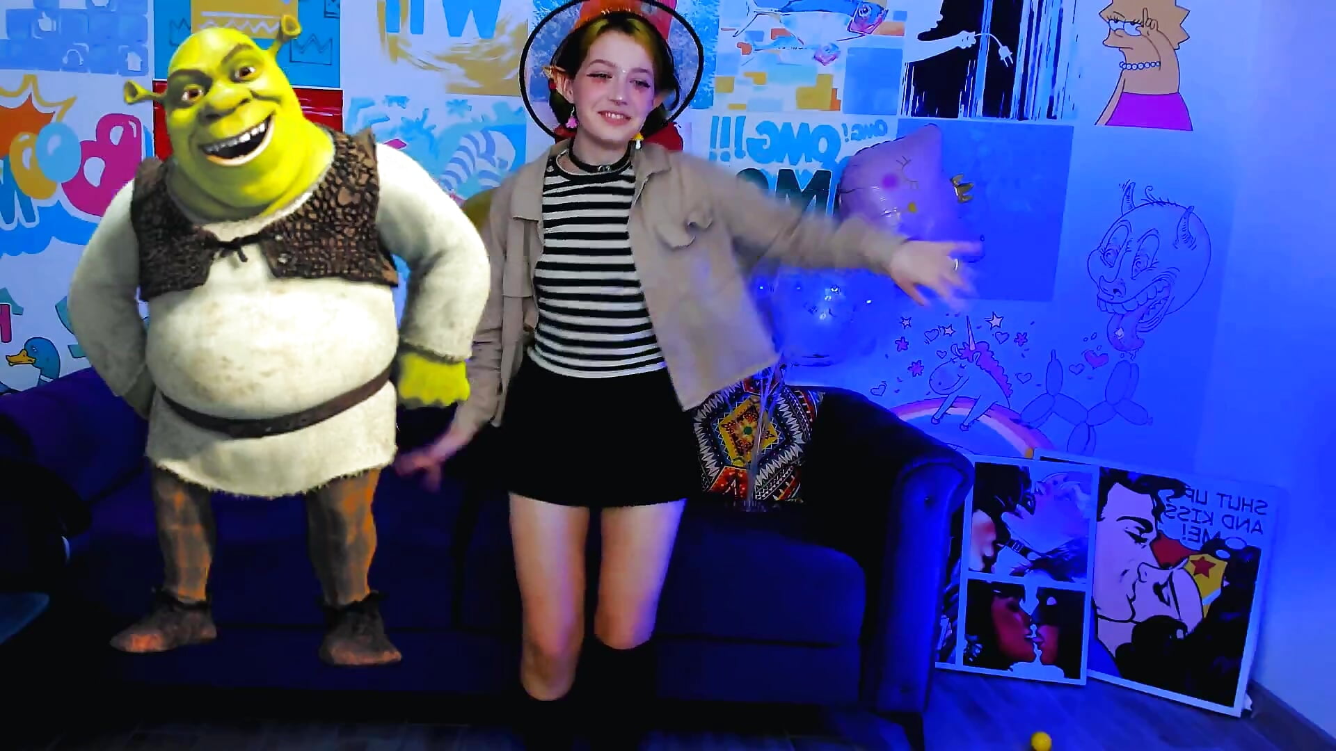 Dancing with Shrek