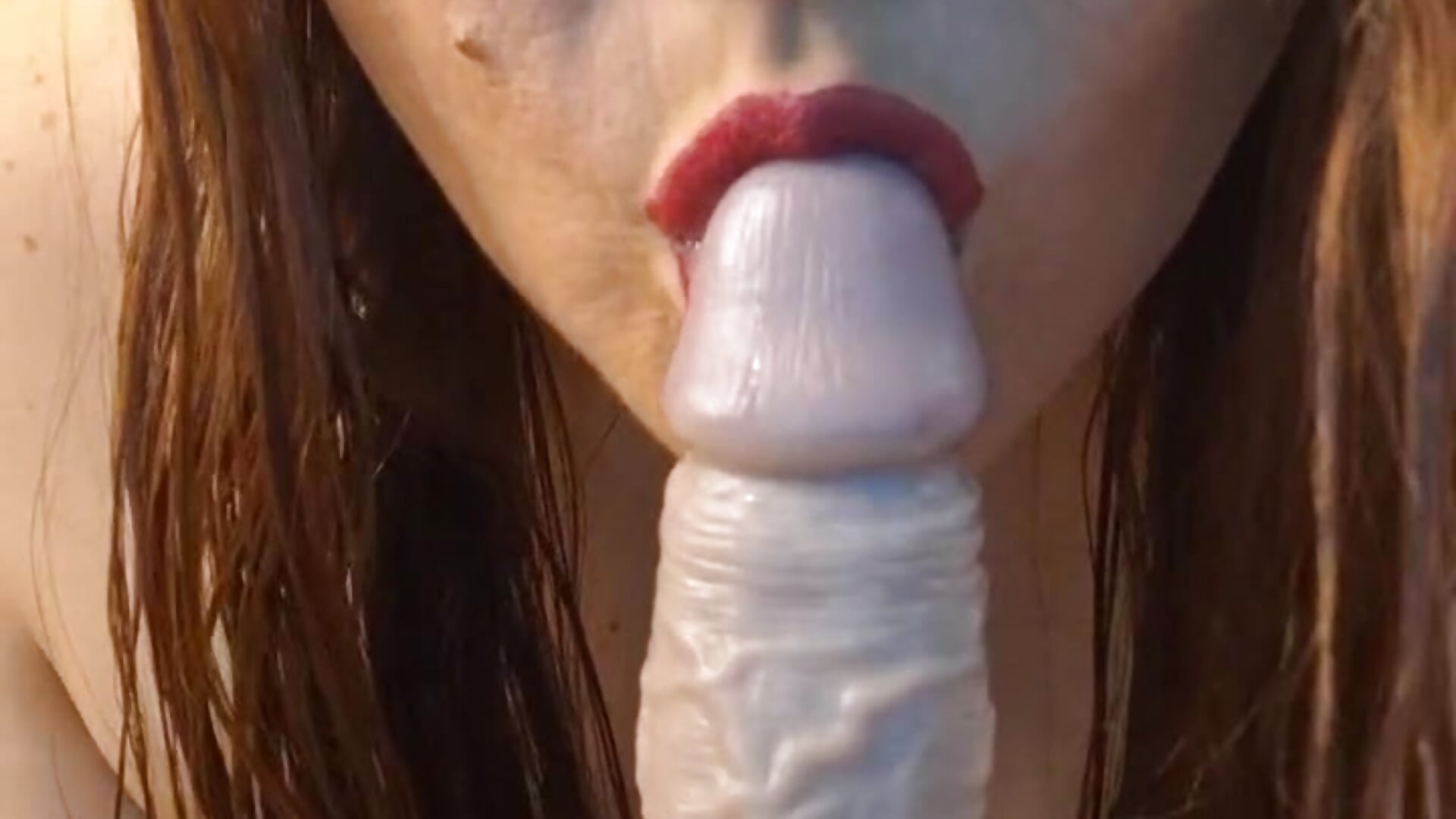 Mmm sucking your big cock