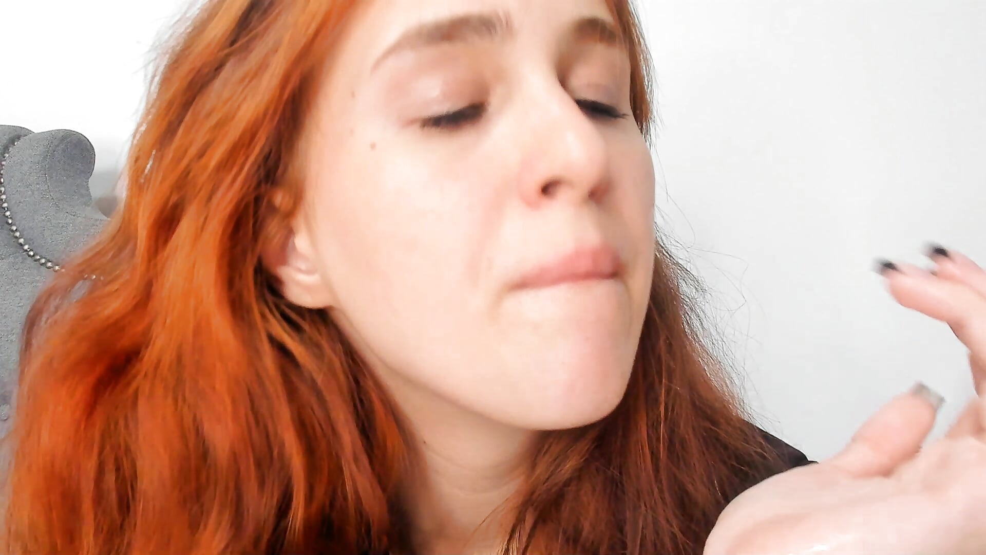deepthroat with fingers