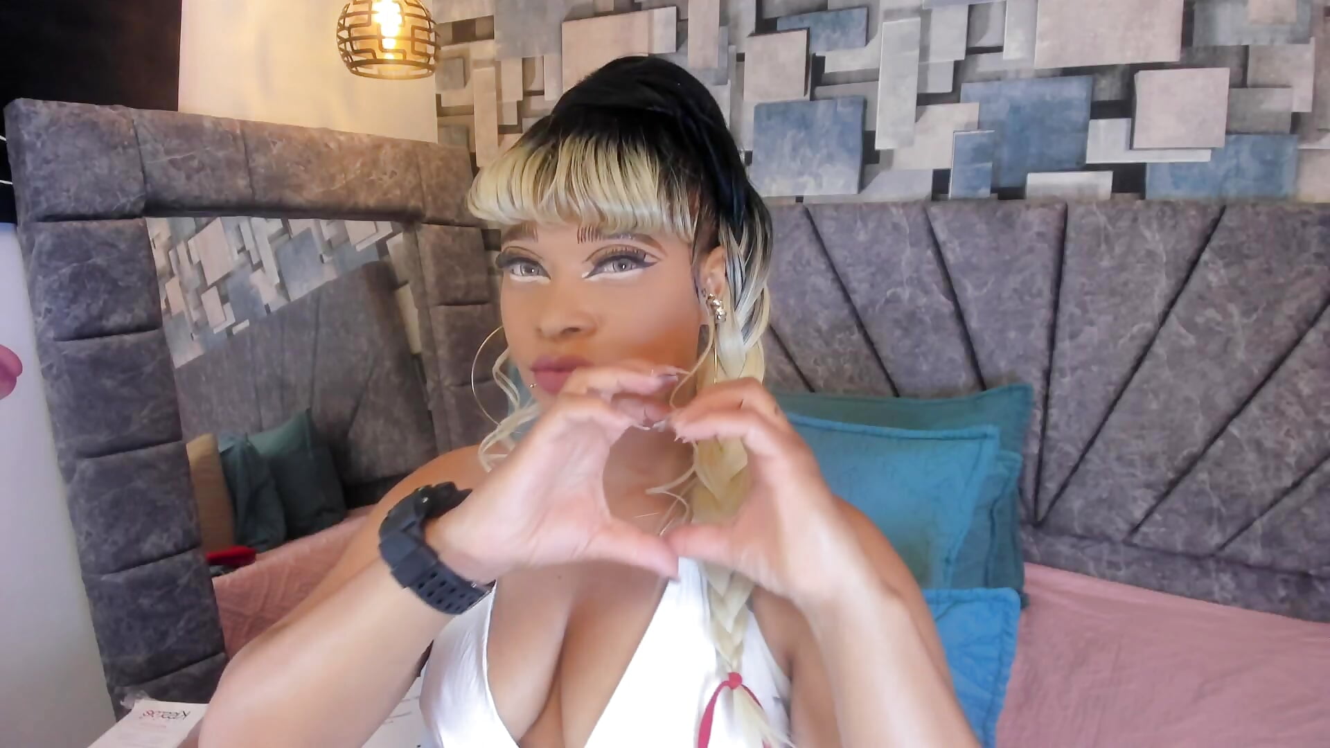 Feeling pretty... Say Hello here 💘 - video by angel_dthroatt cam model