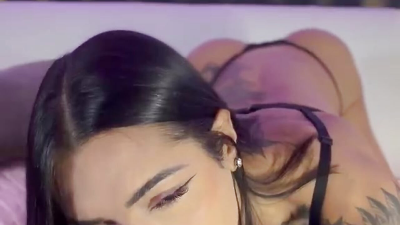 Masturbating until climaxing