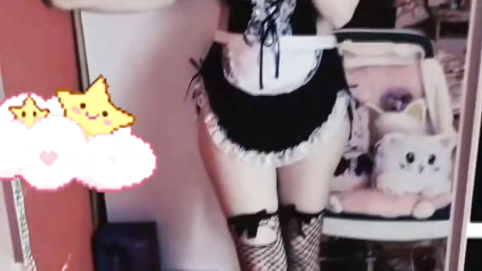 How long will you hold back? I no let you cum fast 😝 - video by lovely_nekochan cam model