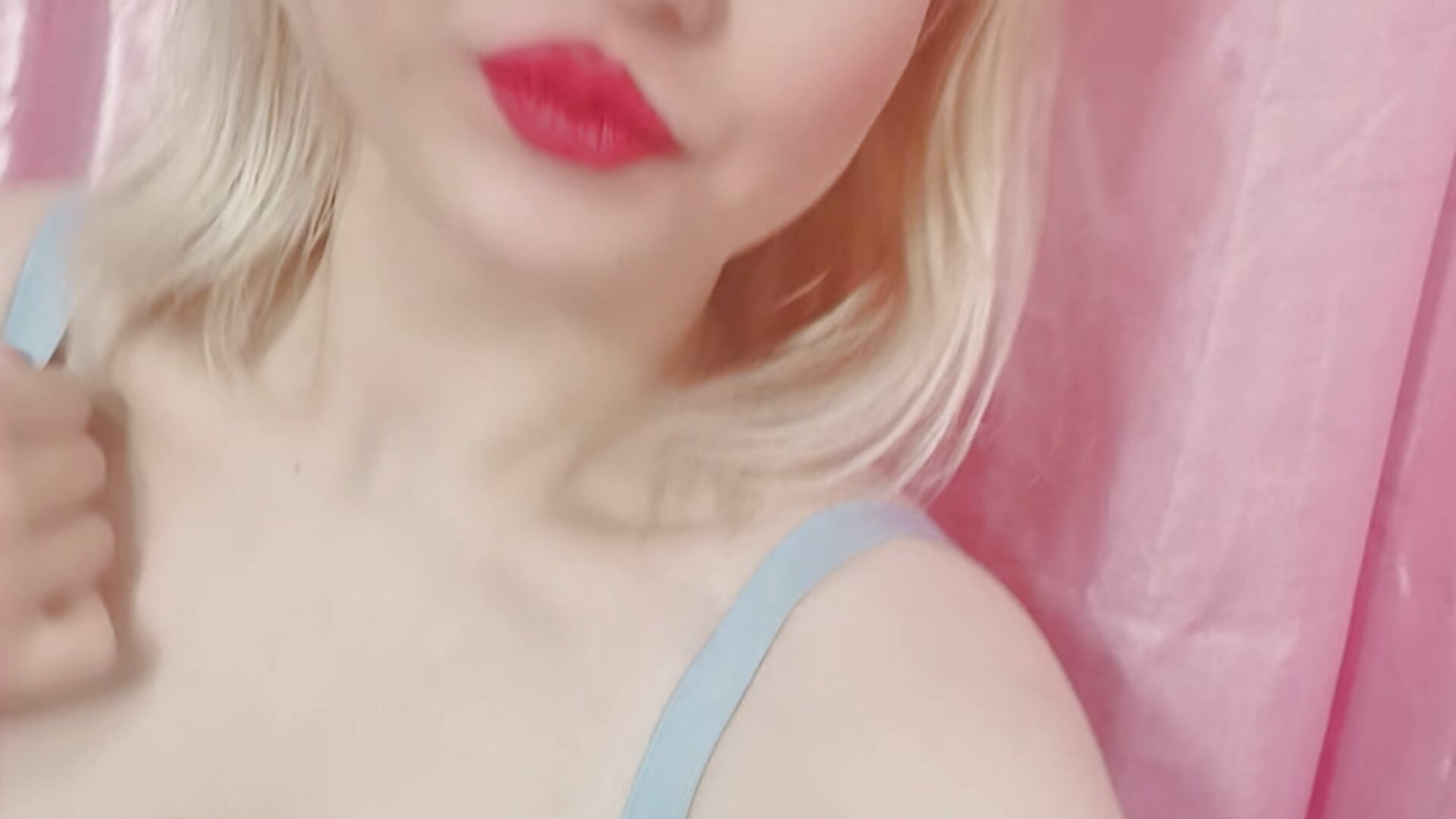 Blue, transparent bra ^^ love it - Catlady333主播的视频