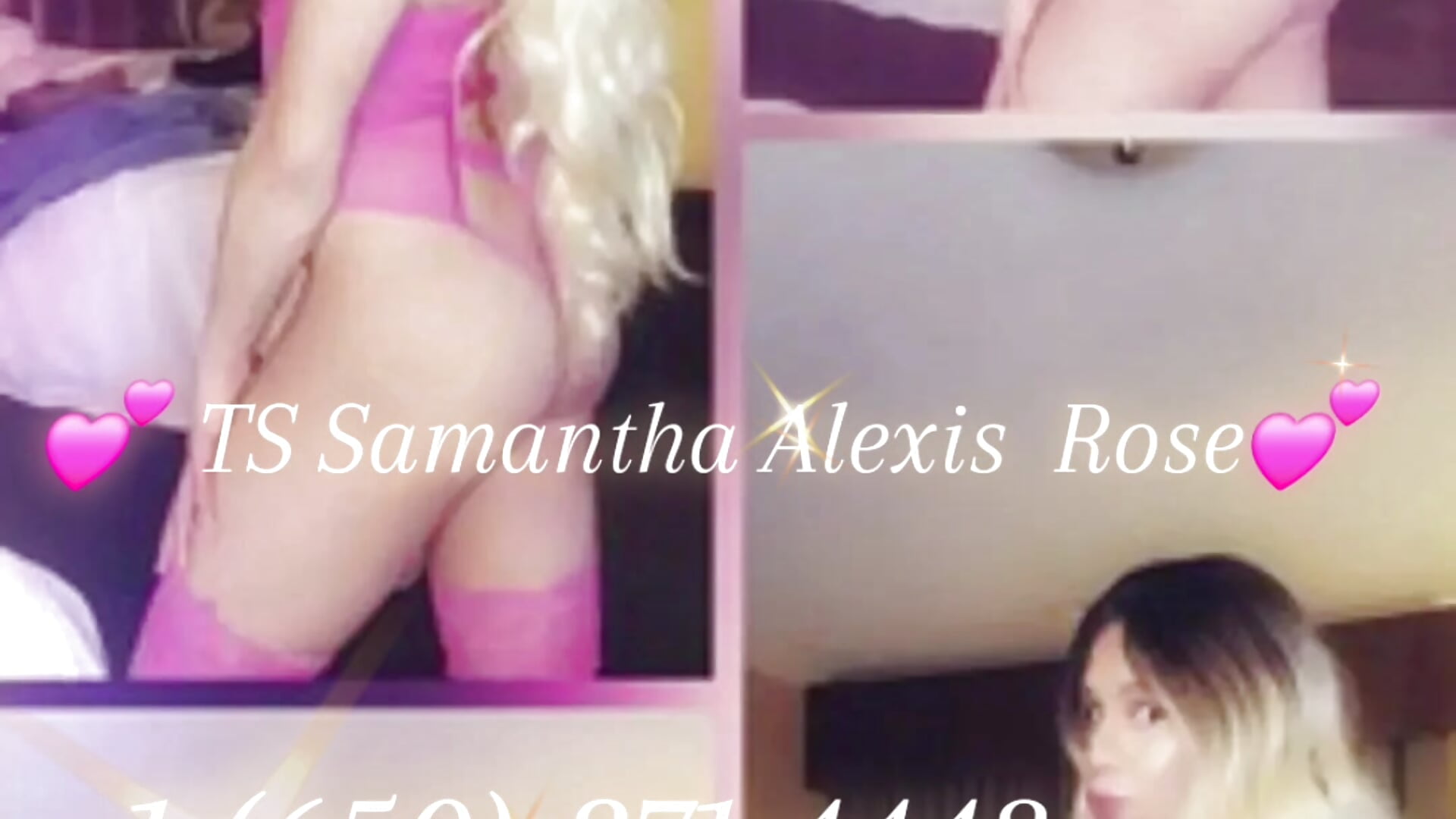 ✨💕 TS Samantha Alexis Rose 💕✨ Follow me 👣 on Social Media 🗣️💬💦 - βίντεο μοντέλου Sammyl0vesy0u