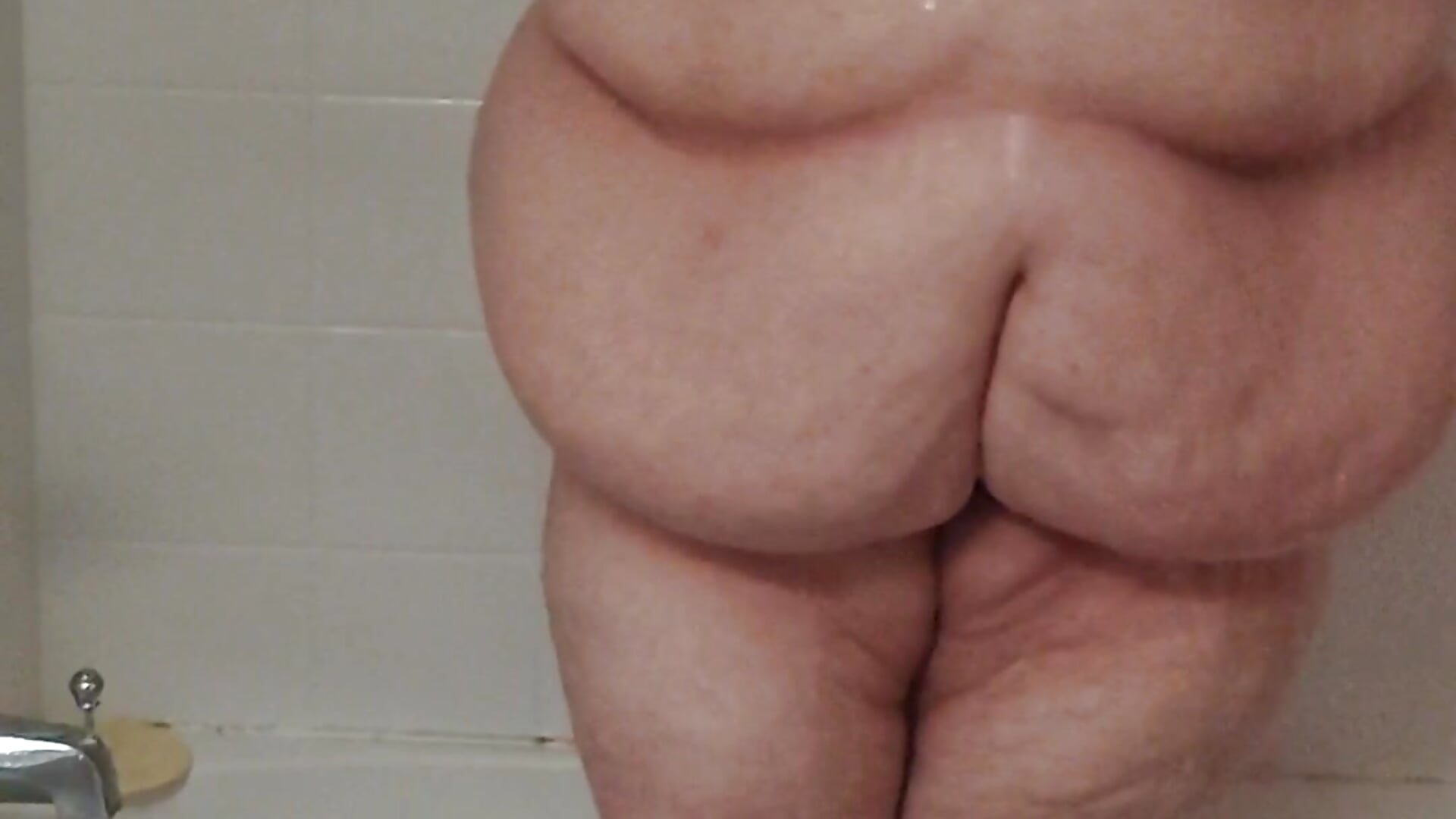 Being cute and soapy in the shower