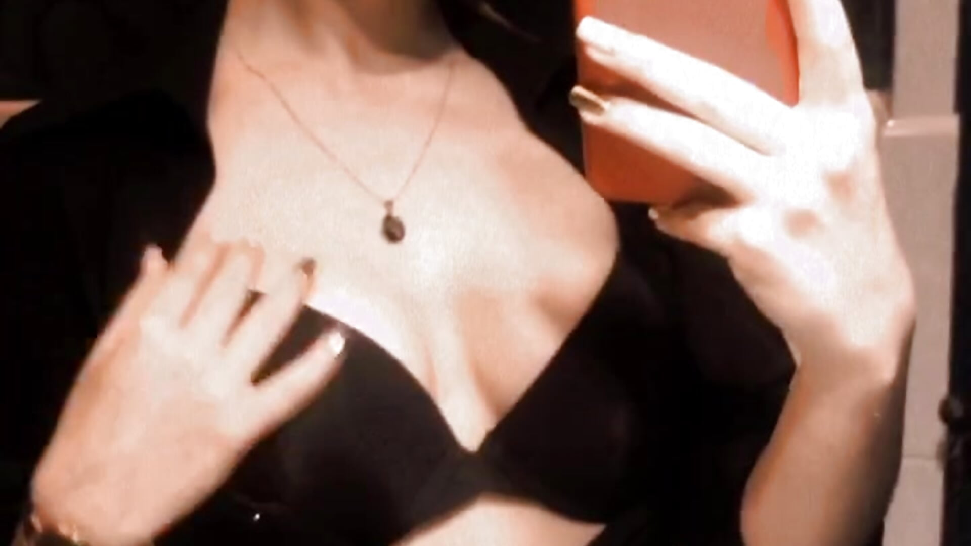 Close-up on MilllkiWay's tempting lips