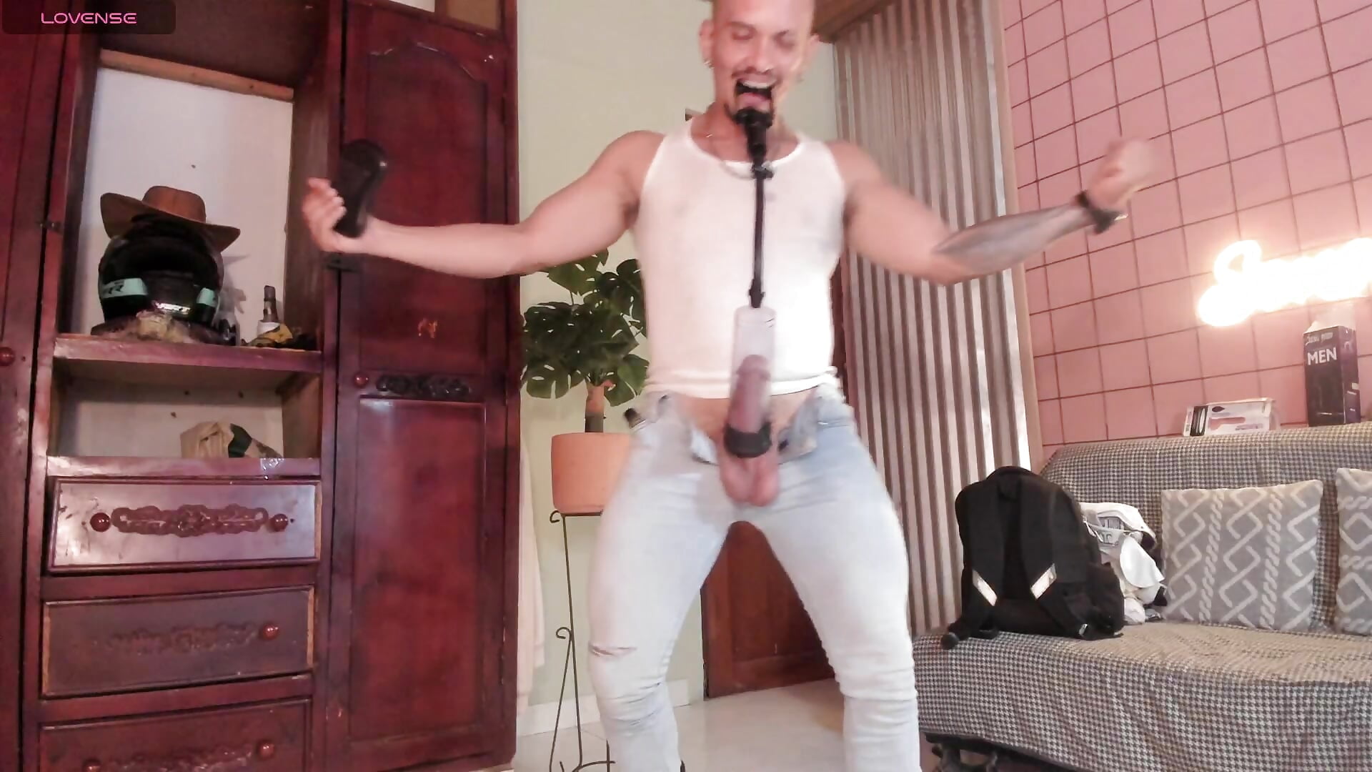 DIRTY SHOW , JEANS PE.. PRECUM  , PUMP UP THE COCKCOCK BALLS OUT