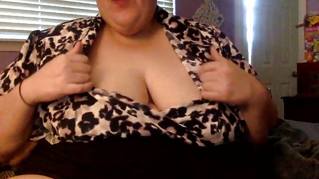 showing off tits