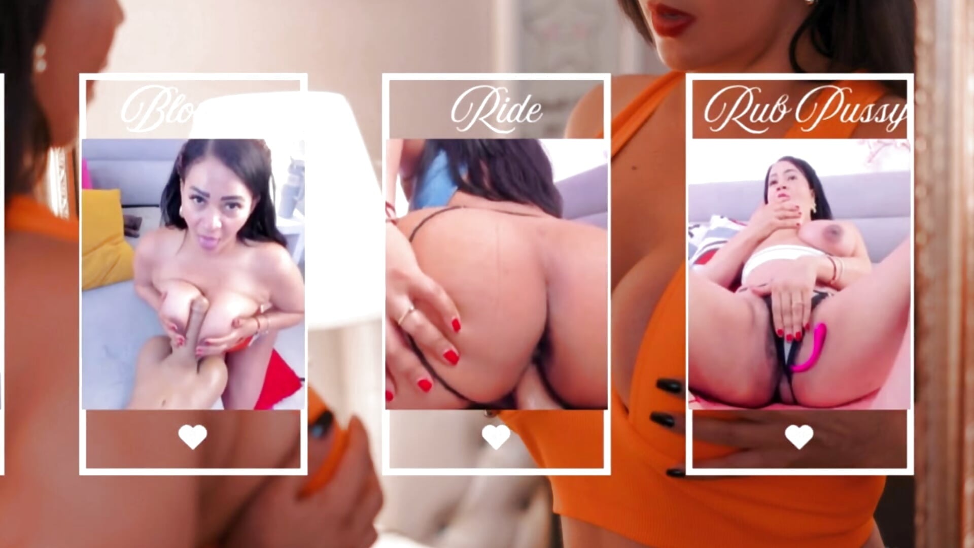 Horny Latina 🔥 Choose your favorite!!🧡 - video by sophie-newton cam model